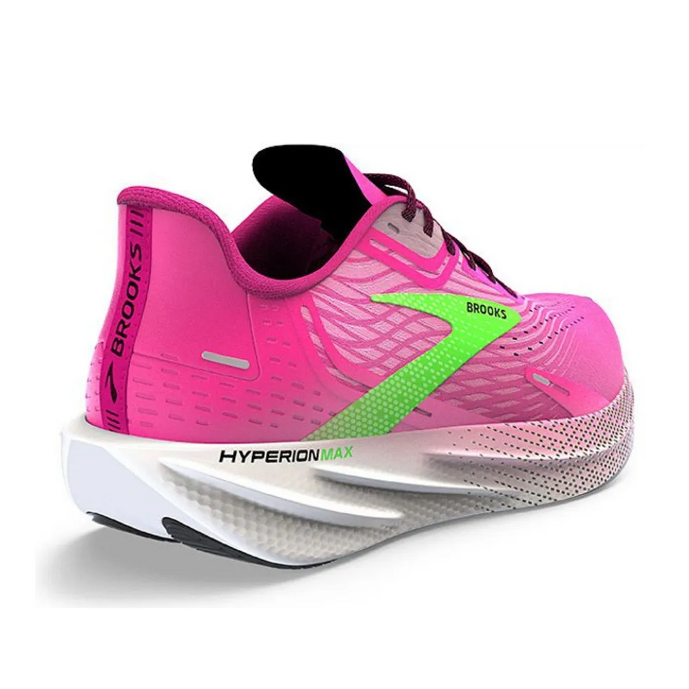 Brooks Women's Hyperion Max - Pink Glo/Green/Black