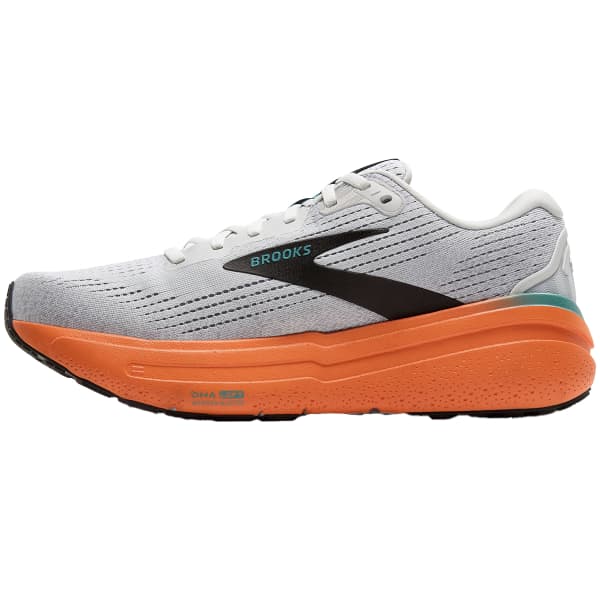 邦楽 GHOST / GO GO BRAINSHAKES Brooks Men's Ghost Max 2 - Oyster mushroom/Orange/Teal – Key Power