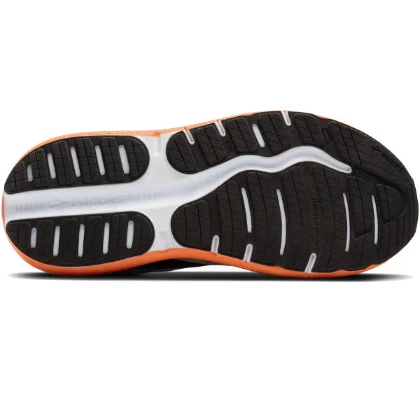 Brooks Men's Ghost Max 2 - Oyster mushroom/Orange/Teal