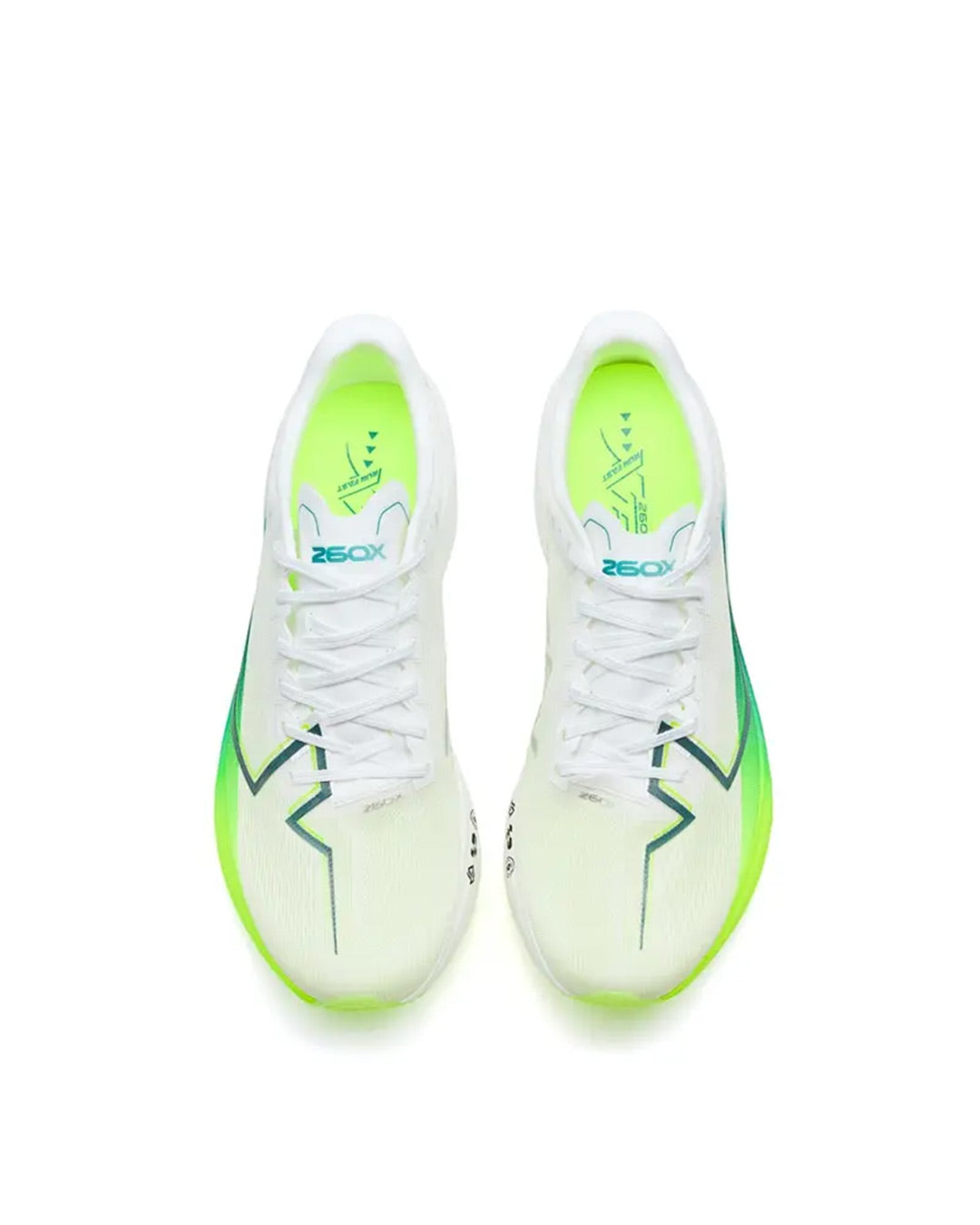 to　③ Xtep Men's 260X 3.0 - Classic White/Green – Key Power Sports Singapore