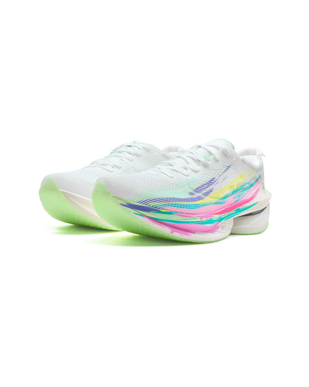 Xtep Women's 160X 7.0 PRO - Classic White/Elf Green