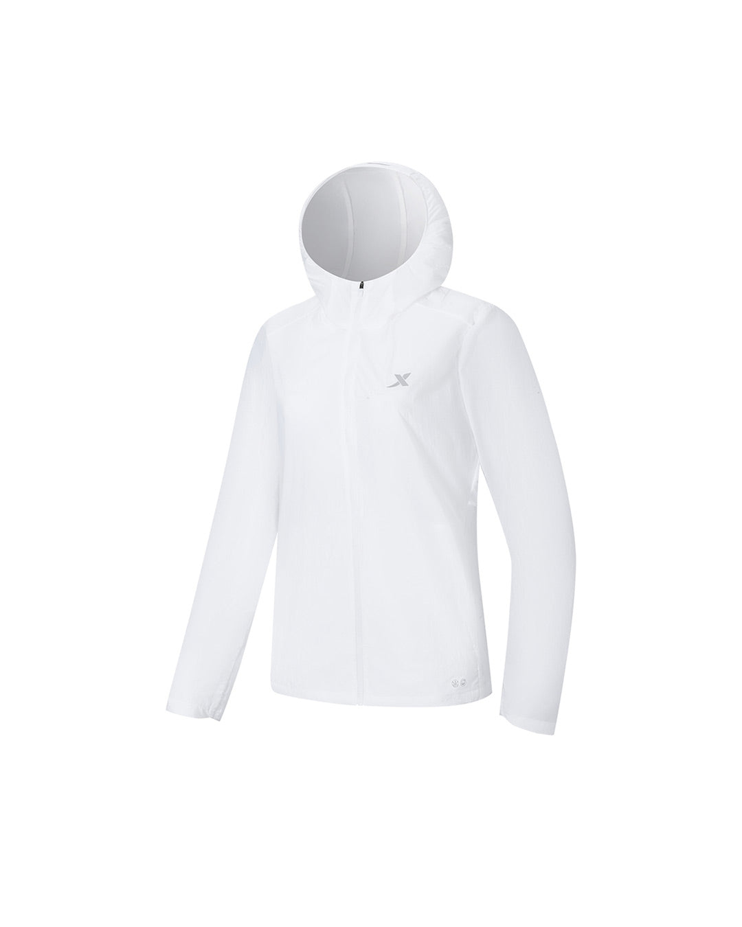 Xtep Women's Single-layer Windbreaker - Pearl White