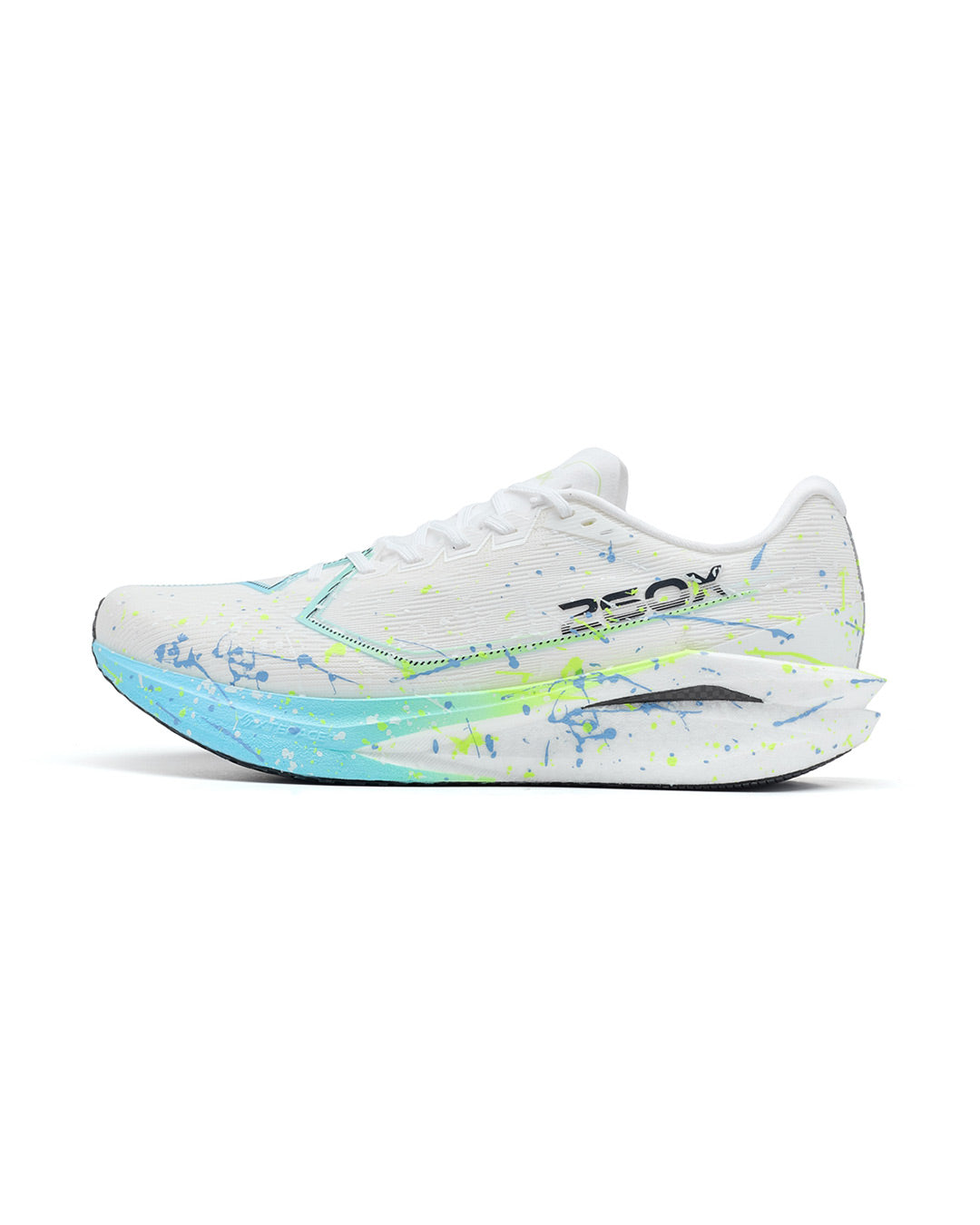 Xtep Men's 260X 3.0 - Classic White/Pale Blue/Fluorescence Light Yellow Green
