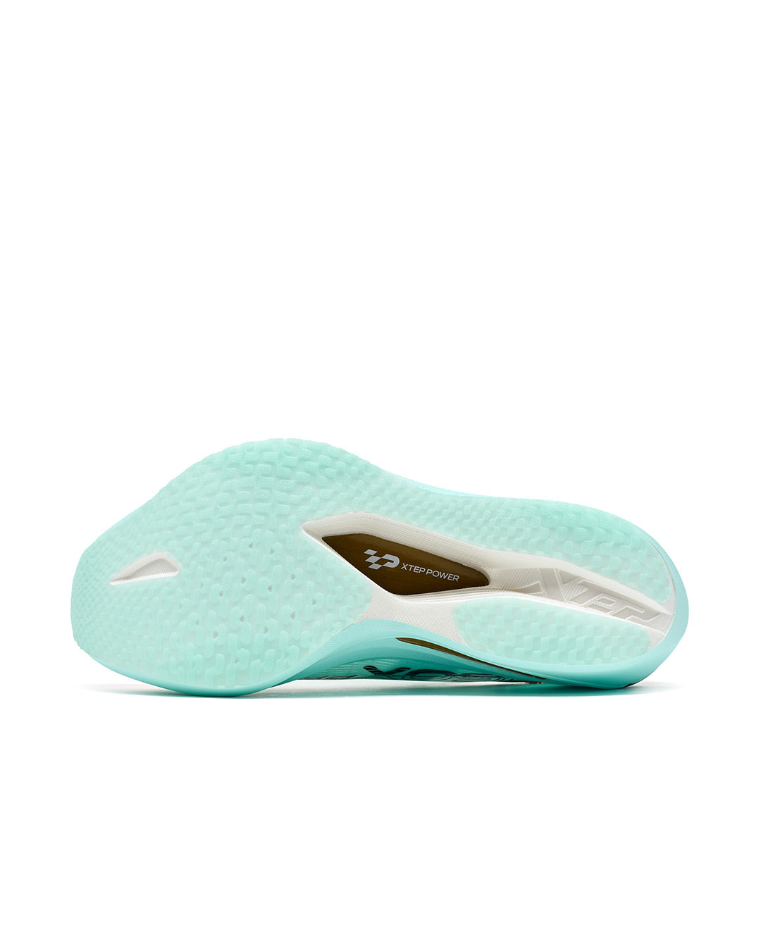 Xtep Men's 160X 7.0 PRO - Alabster/Black/Water Green