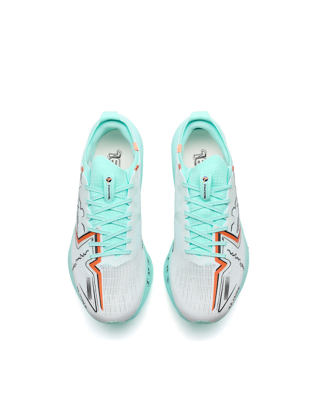 Xtep Men's 160X 7.0 PRO - Alabster/Black/Water Green