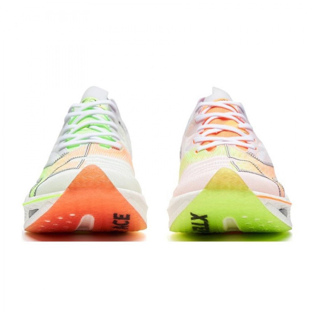 Xtep Men's 160X 5.0 - New White/Ghost Green/Fluorescent Soft Orange