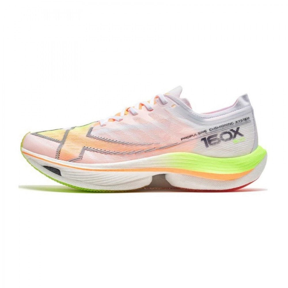 Xtep Men's 160X 5.0 - New White/Ghost Green/Fluorescent Soft Orange