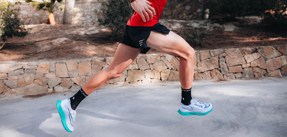 Compressport Men's Racing Split Short - Black