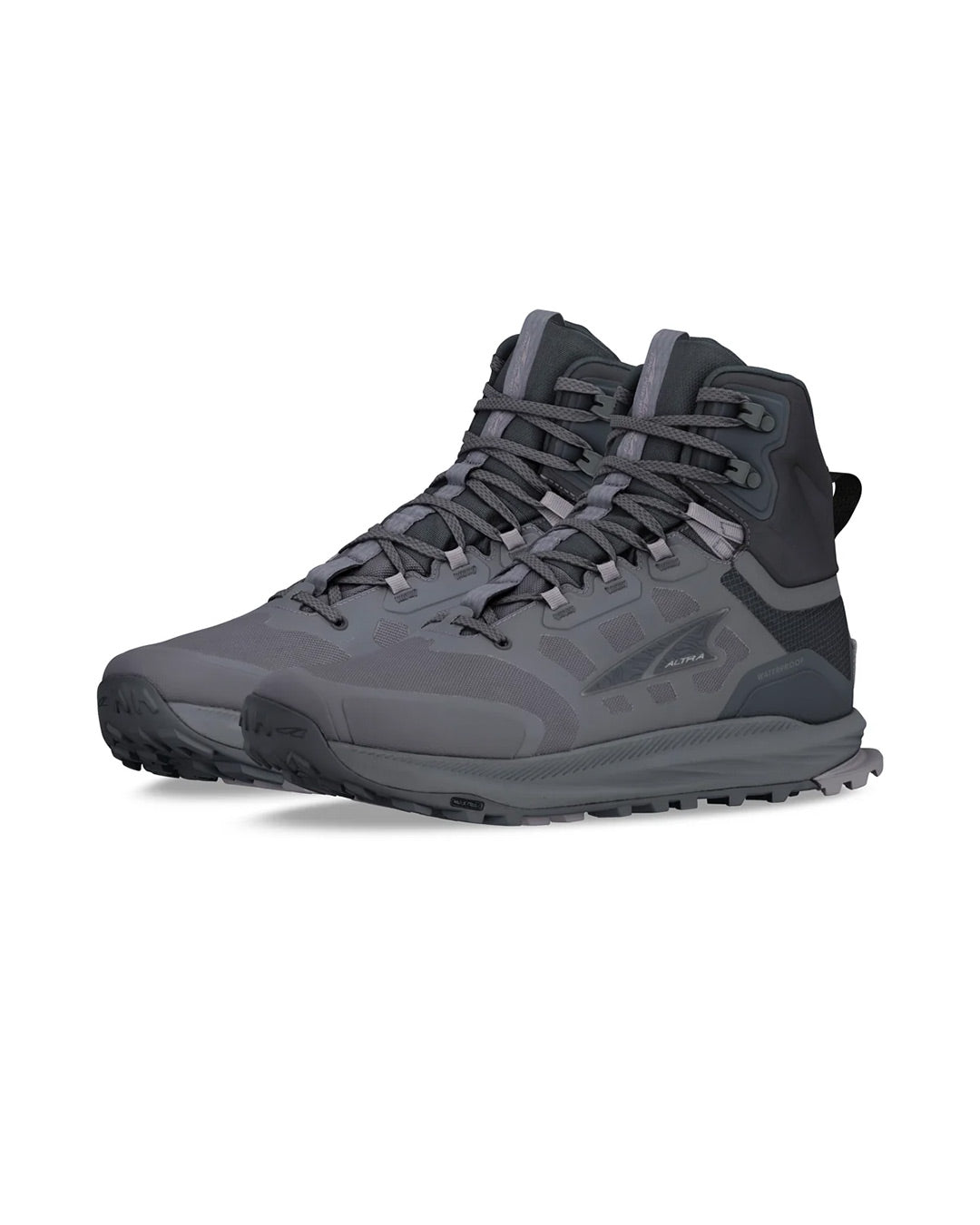 Altra Men's Lone Peak 9 Waterproof Mid - Black/Gray