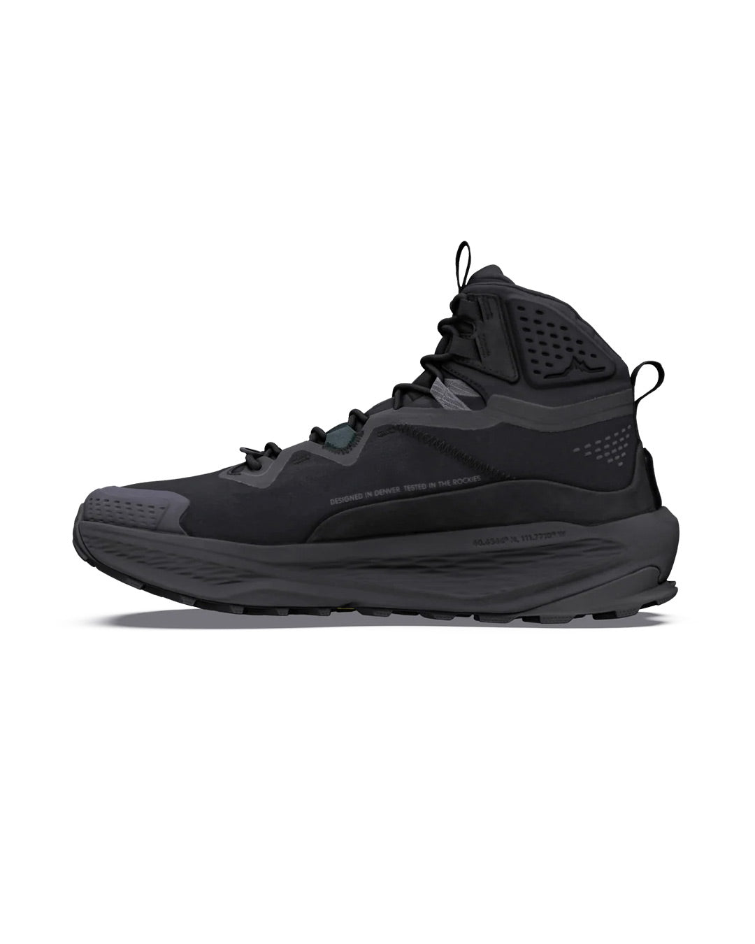 Altra Men's Olympus 7 Mid GTX - Black/Black/Dark Shadow