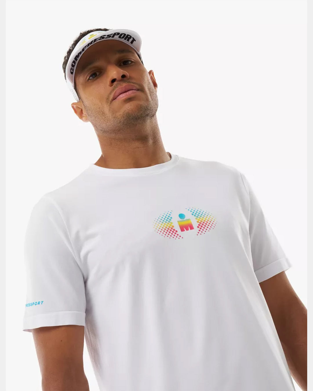 Compressport Men's Training SS Tshirt Ironman 2026 L2 - White