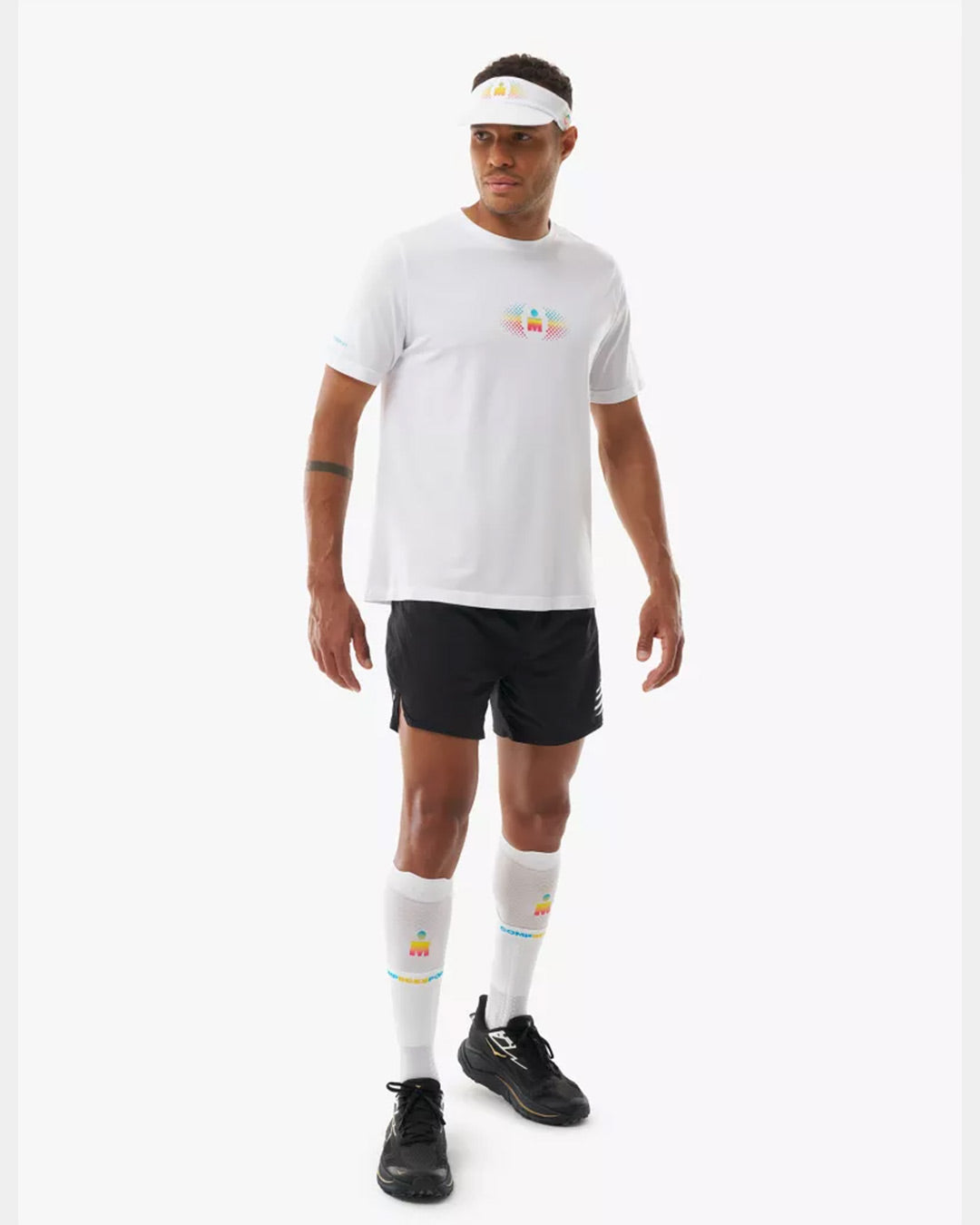 Compressport Men's Training SS Tshirt Ironman 2026 L2 - White