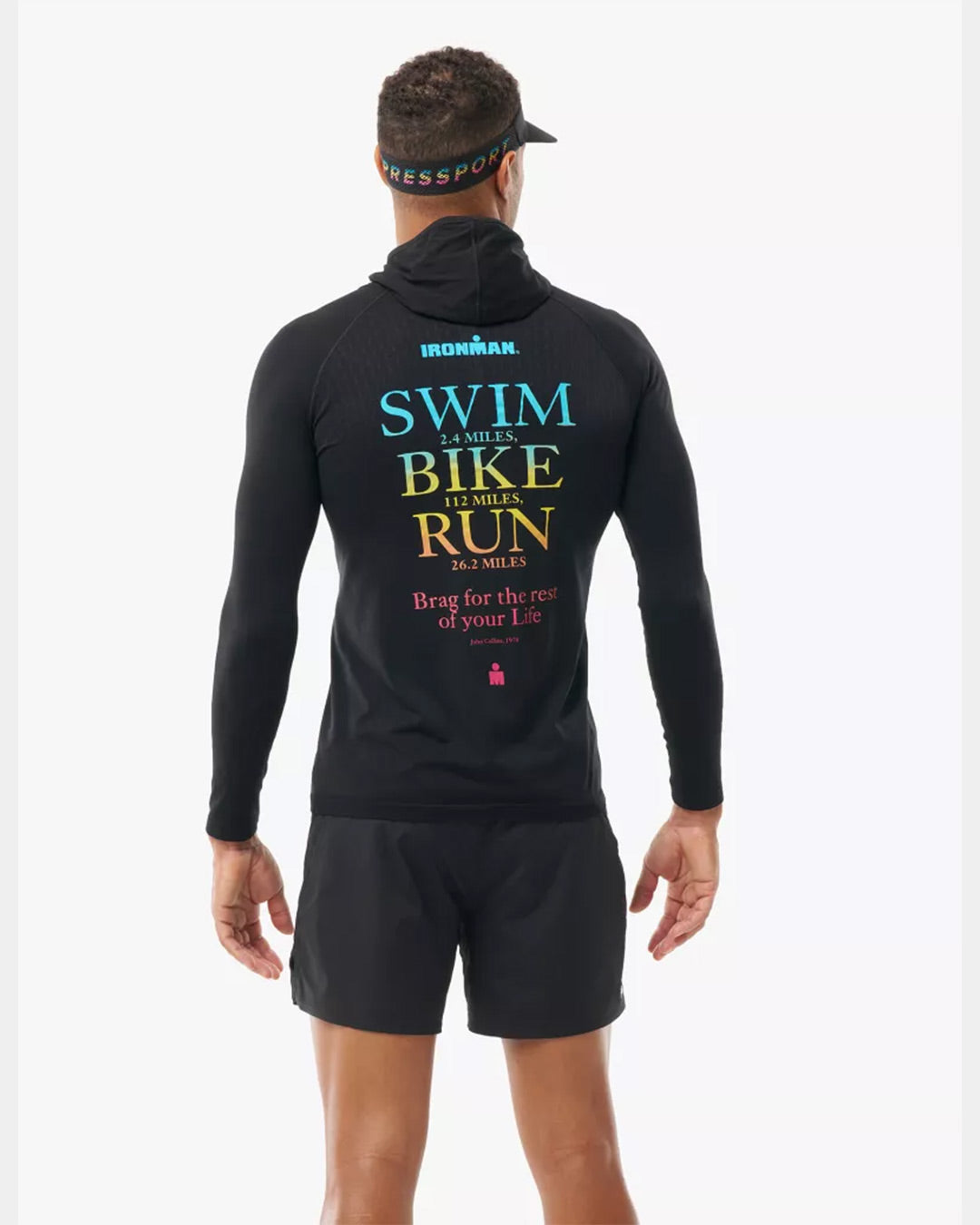 Compressport Men's Training SS Tshirt Ironman 2026 L2 - Black