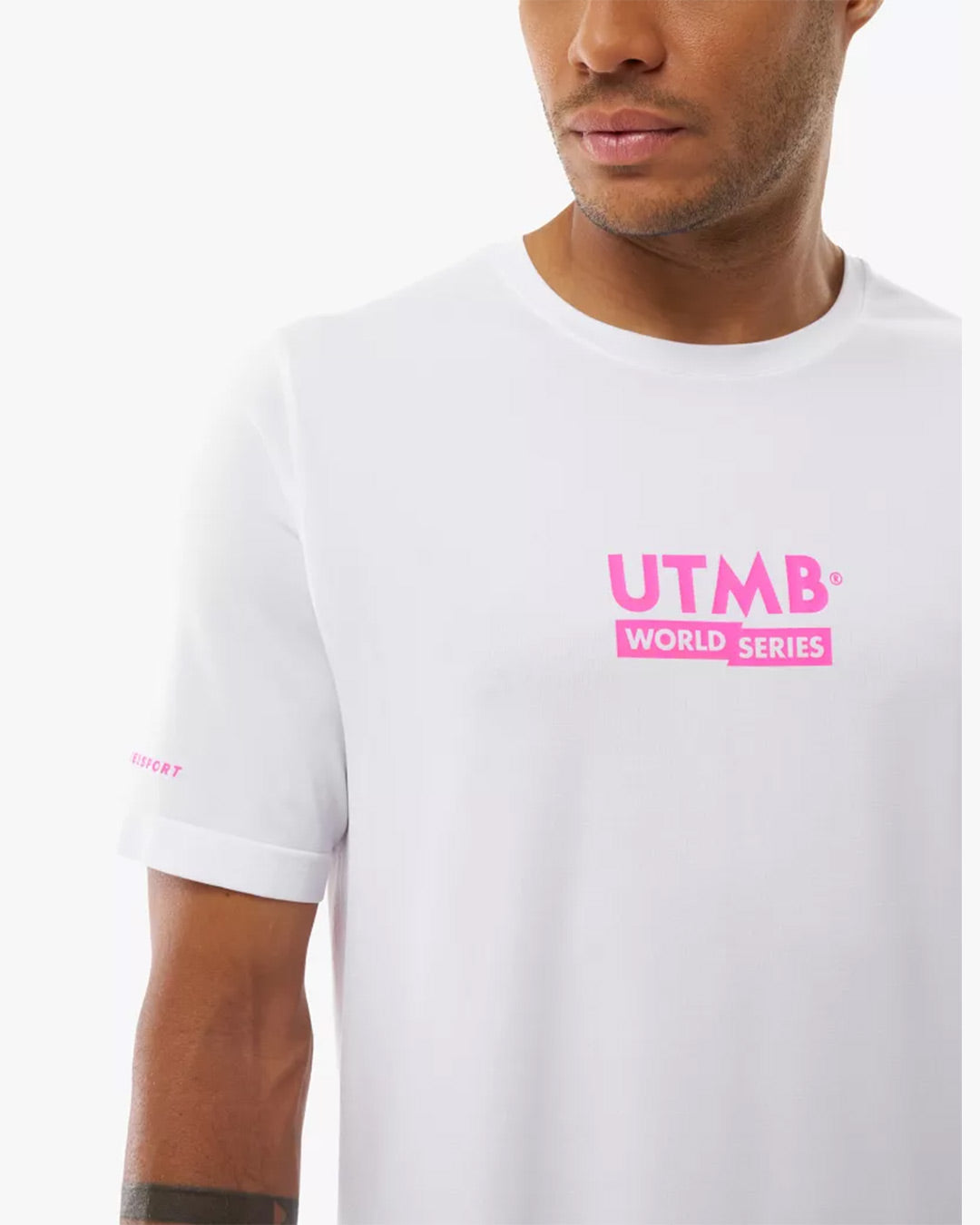 Compressport Men's Training SS Tshirt UTMB 2026 L1 - White