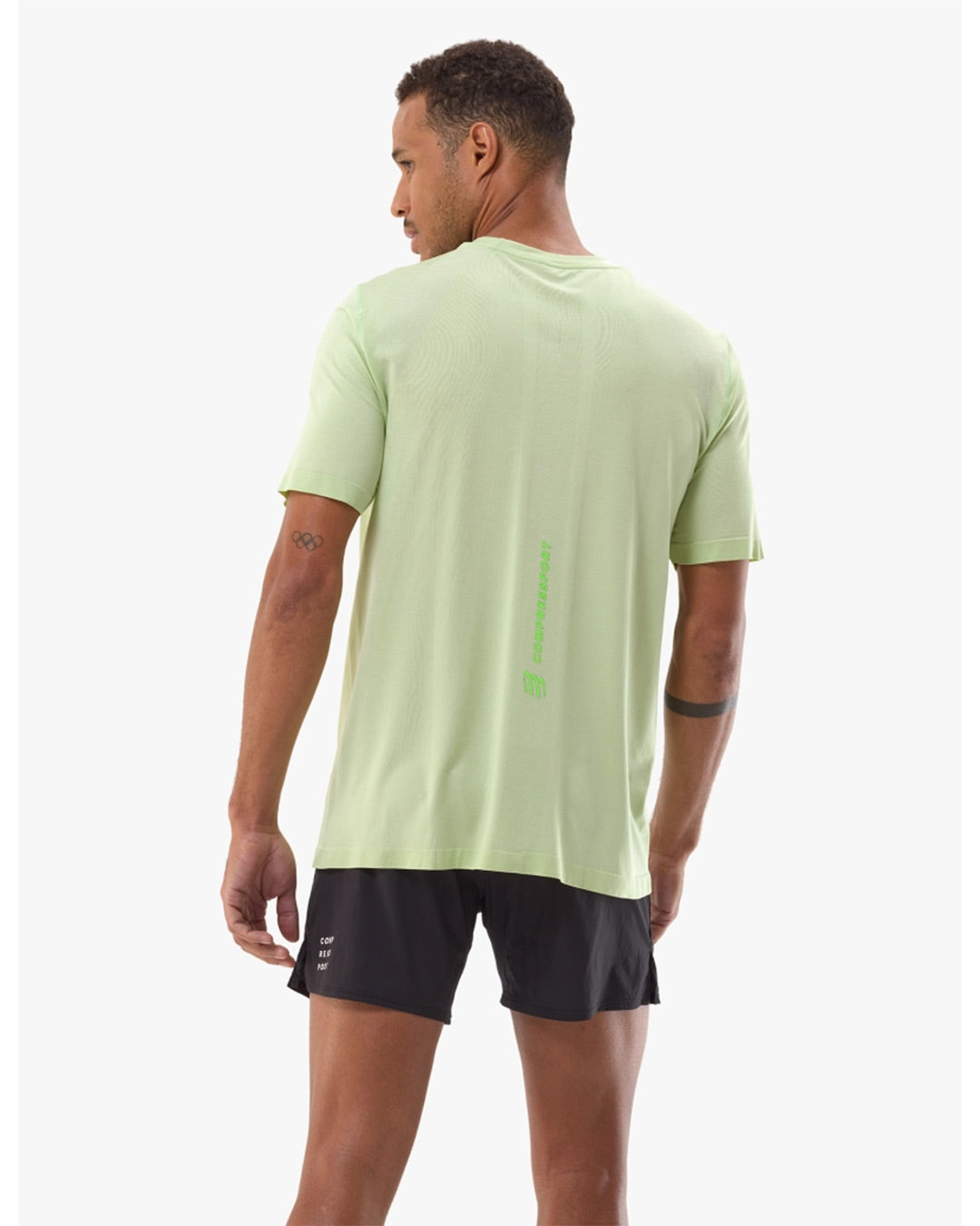 Compressport Men's Performance SS Tshirt - Lime