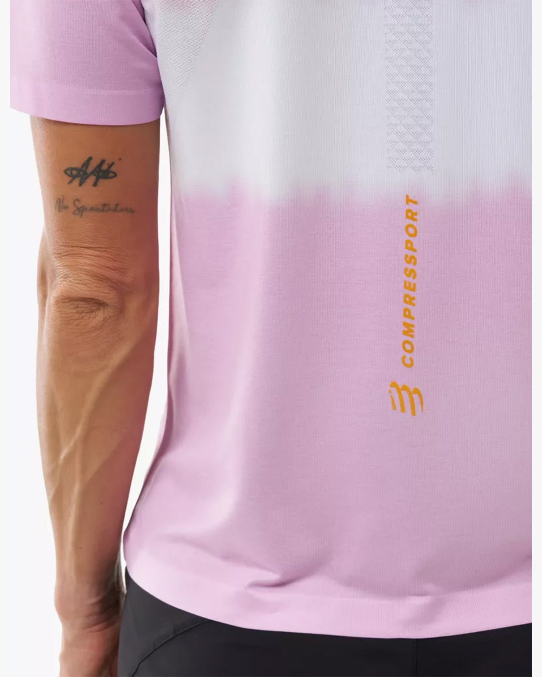 Compressport Women's Performance  SS Tshirt - Orchid/Apricot