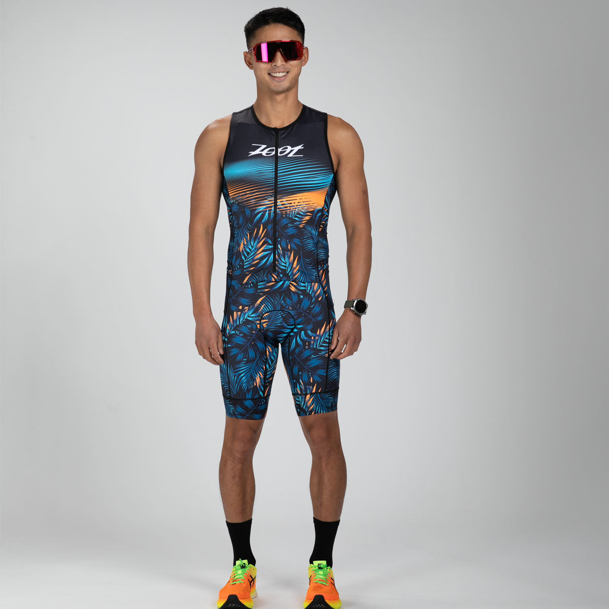 ZOOT Men's Tri SLVS FZ Racesuit - Club Aloha