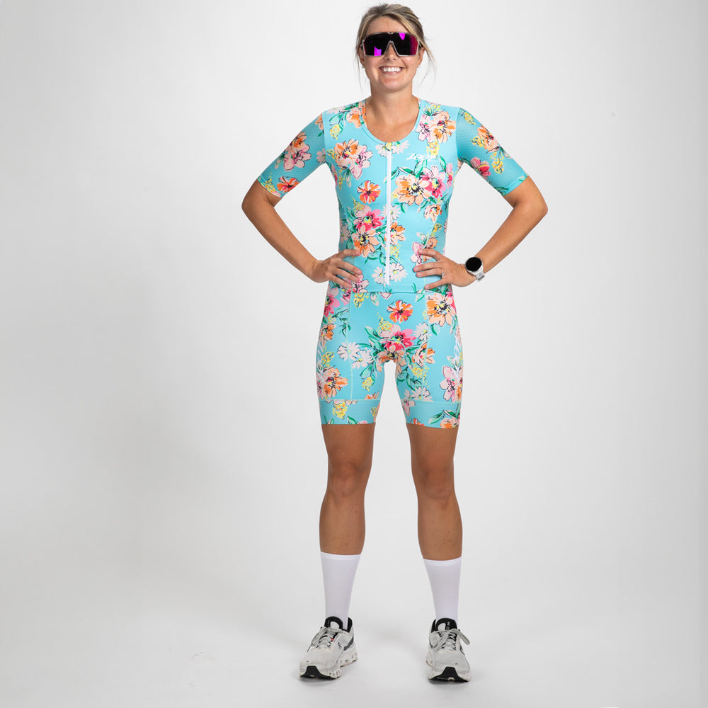 ZOOT Women's Tri Aero FZ Racesuit - Jasmine