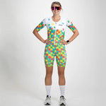 ZOOT Women's Tri Aero FZ Racesuit - Autism Puzzle