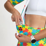 ZOOT Women's Tri Aero FZ Racesuit - Autism Puzzle