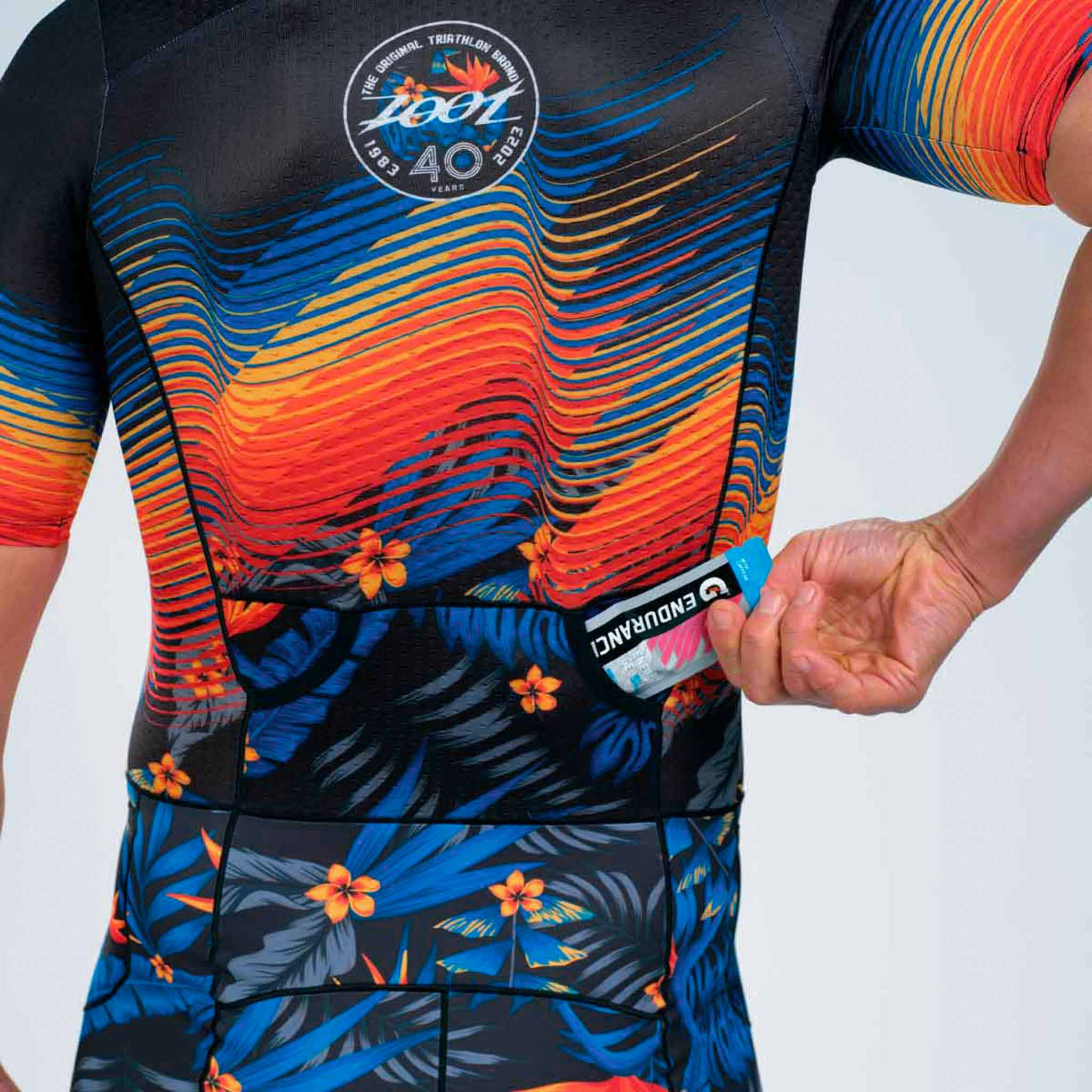 ZOOT Men's LTD Tri AERO FZ Racesuit -  40 Years