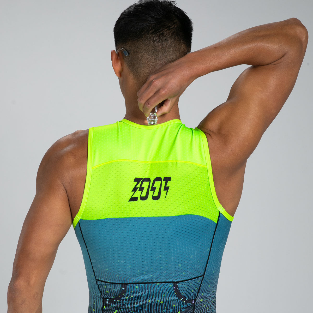 ZOOT Men's Tri SLVS FZ Racesuit - Electric