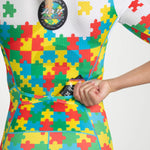 ZOOT Women's Tri Aero FZ Racesuit - Autism Puzzle