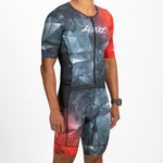 ZOOT Men's Tri Aero FZ Racesuit - Crystal