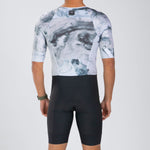 ZOOT Men's Elite Racesuit Sublimated with Side Pockets - White Hot