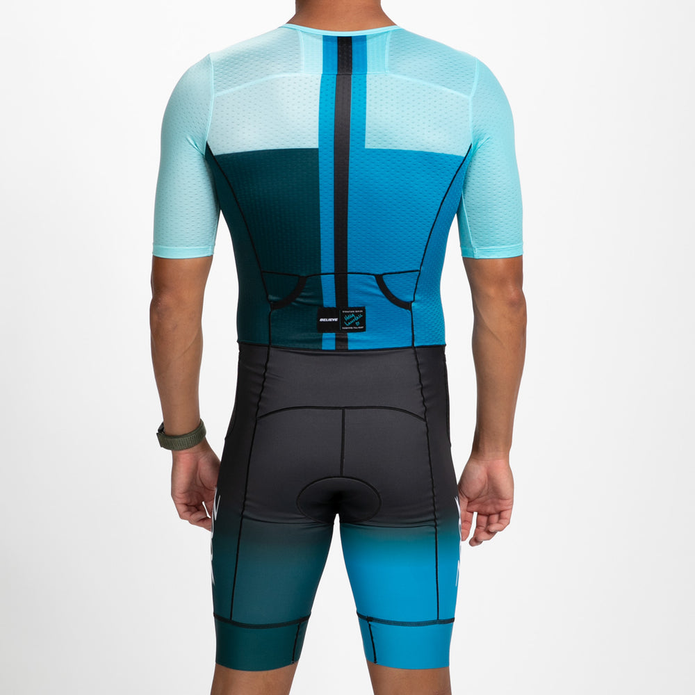 ZOOT Men's Tri Aero FZ Racesuit - Believe