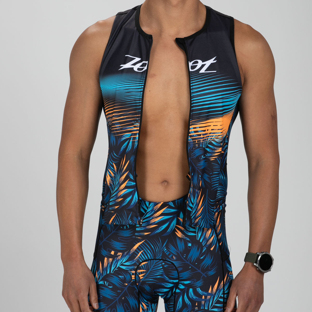ZOOT Men's Tri SLVS FZ Racesuit - Club Aloha