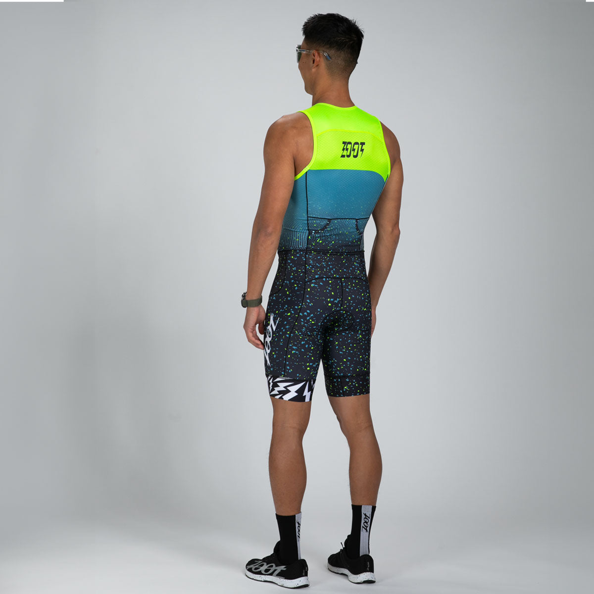 ZOOT Men's Tri SLVS FZ Racesuit - Electric
