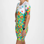 ZOOT Women's Tri Aero FZ Racesuit - Autism Puzzle