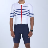 ZOOT Men's Ultra Tri P1 Exos Racesuit - Allez Stripes