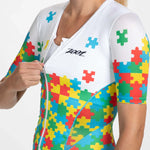 ZOOT Women's Tri Aero FZ Racesuit - Autism Puzzle