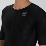 ZOOT Men's Elite Tri AERO FZ Racesuit with Side Pockets - Black