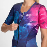 ZOOT Women's Tri Aero FZ Racesuit - Crystal