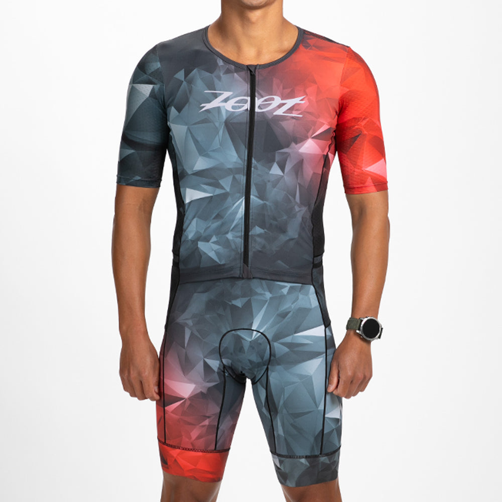 ZOOT Men's Tri Aero FZ Racesuit - Crystal