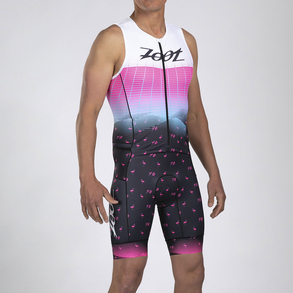 ZOOT Men's Ltd Tri Sleeveless Full Zip Racesuit - Vice