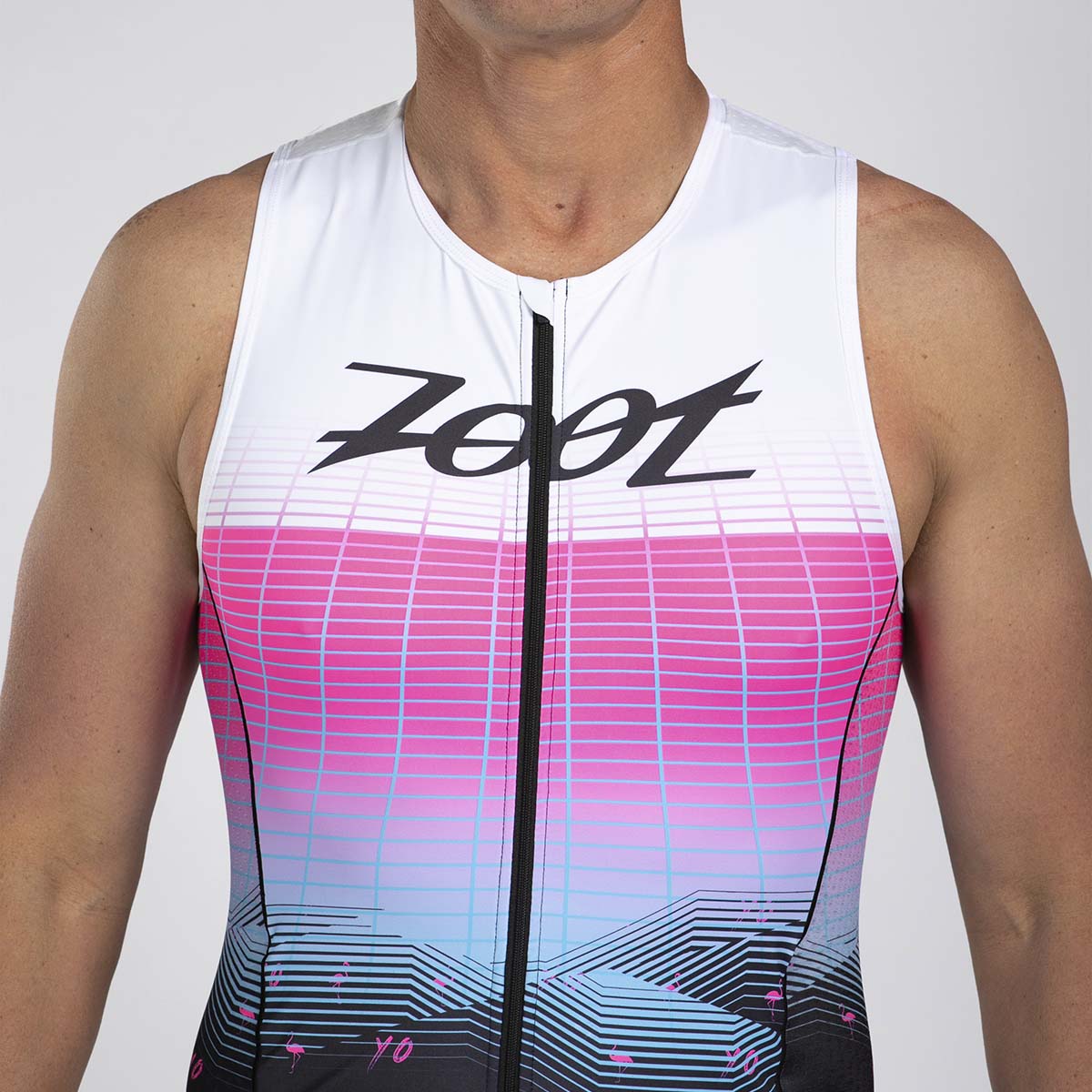 ZOOT Men's Ltd Tri Sleeveless Full Zip Racesuit - Vice