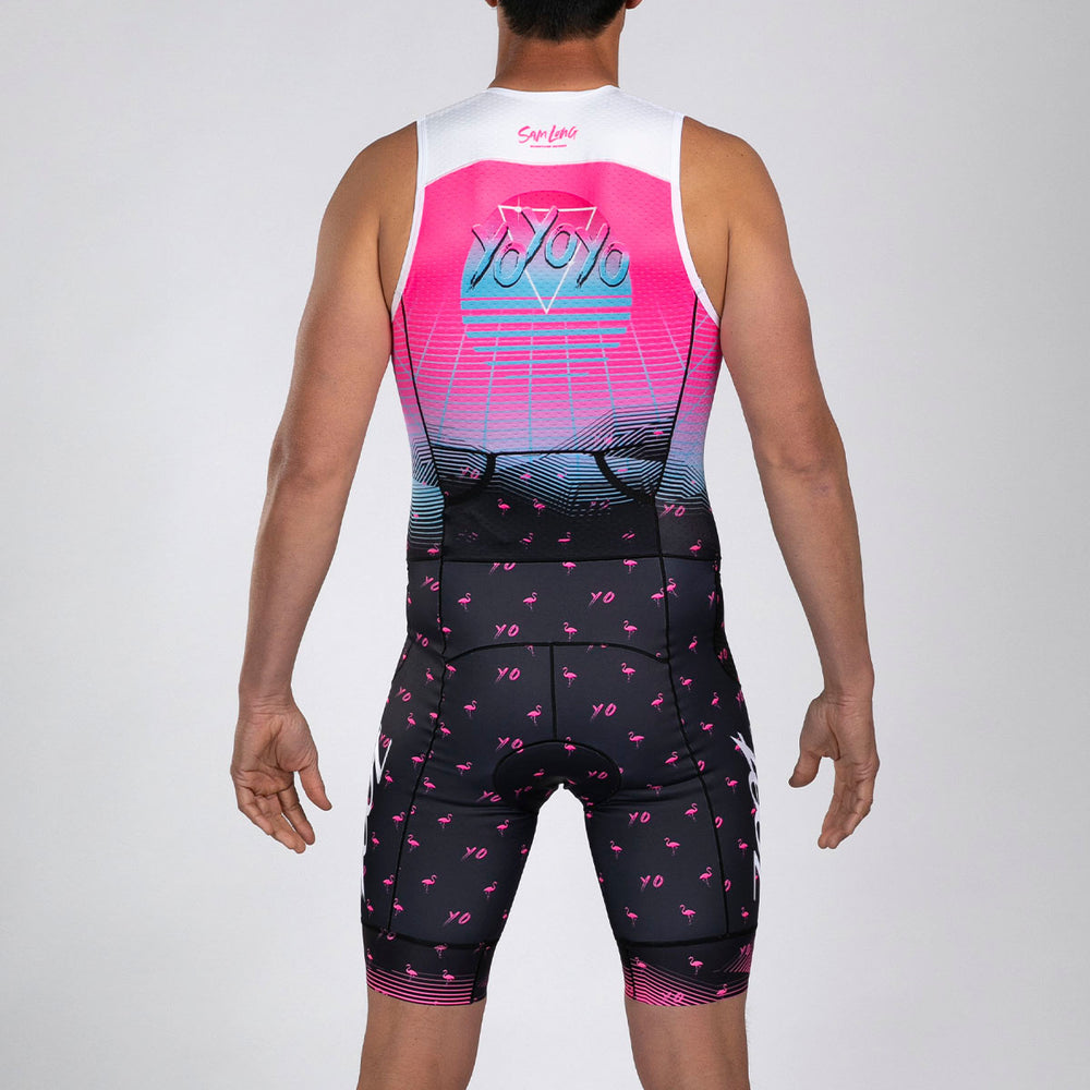 ZOOT Men's Ltd Tri Sleeveless Full Zip Racesuit - Vice