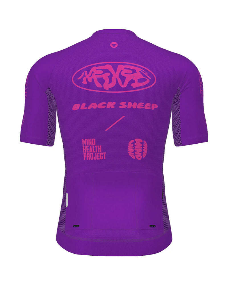 Black Sheep Men's Team SS Jersey - Never Mind Purple