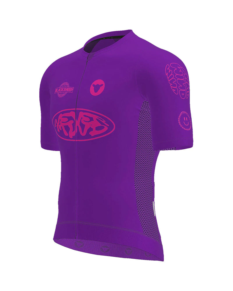 Black Sheep Men's Team SS Jersey - Never Mind Purple