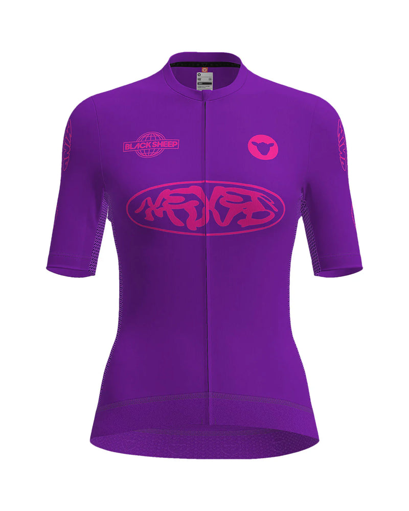 Black Sheep Women's Team SS Jersey - Never Mind Purple