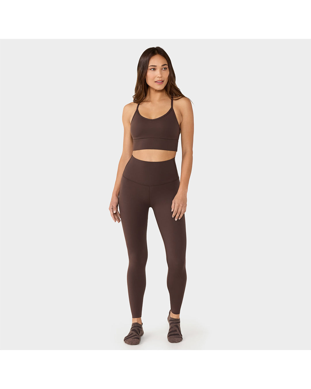 TAVI High Waisted Tight - Espresso