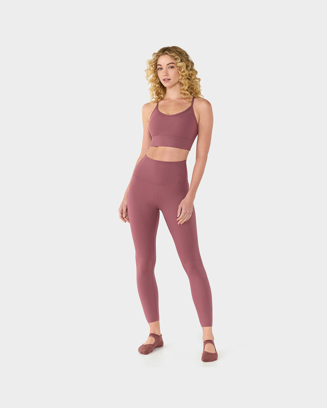 TAVI High Waisted 7/8 Tight - Deep Ember