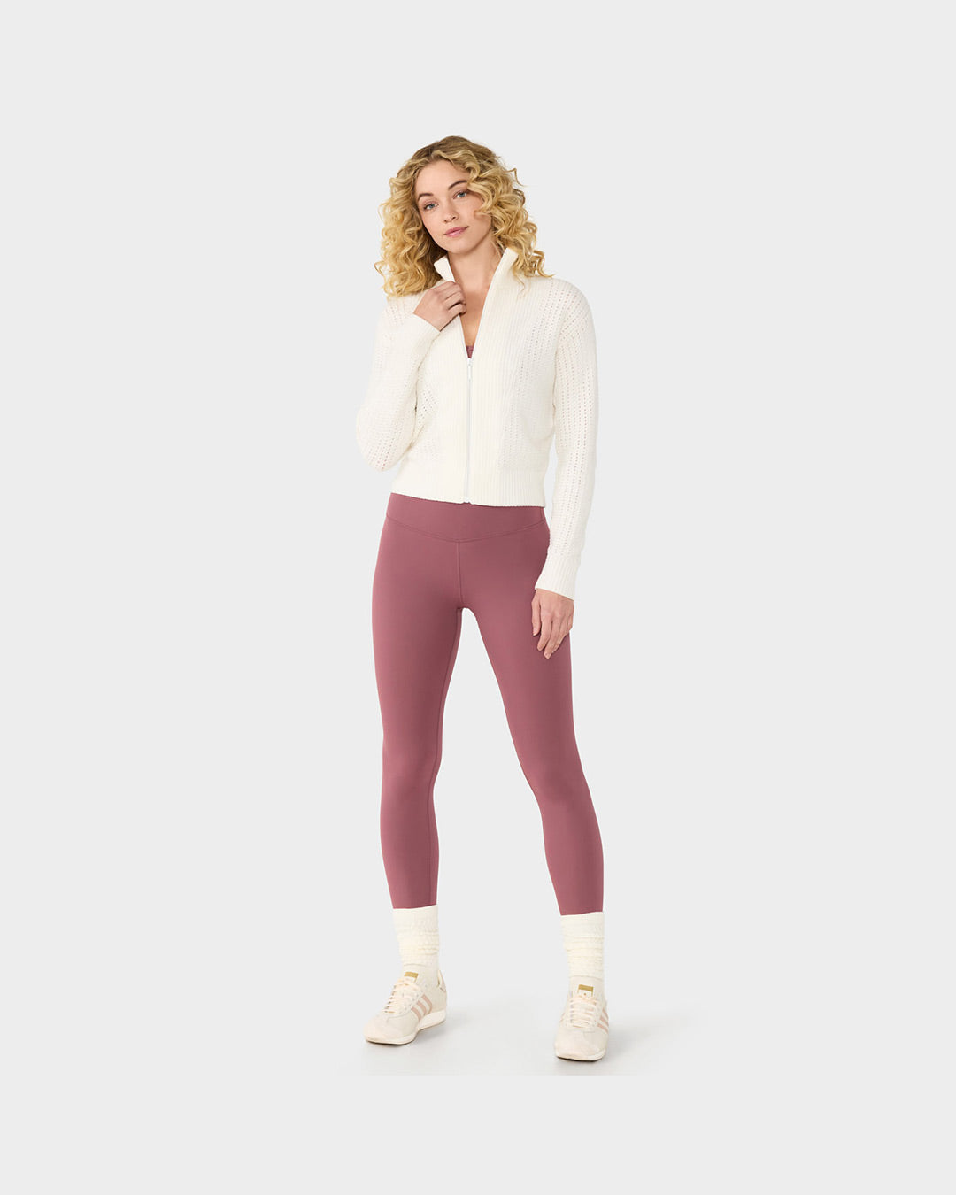 TAVI High Waisted 7/8 Tight - Deep Ember