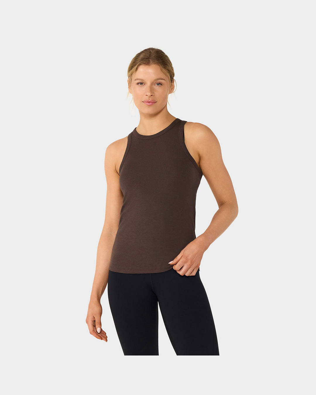 TAVI Perfect Fit Rib Tank - Espresso