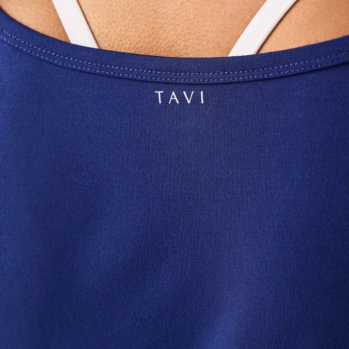 TAVI Fitted Swoop Tank - Deep Navy