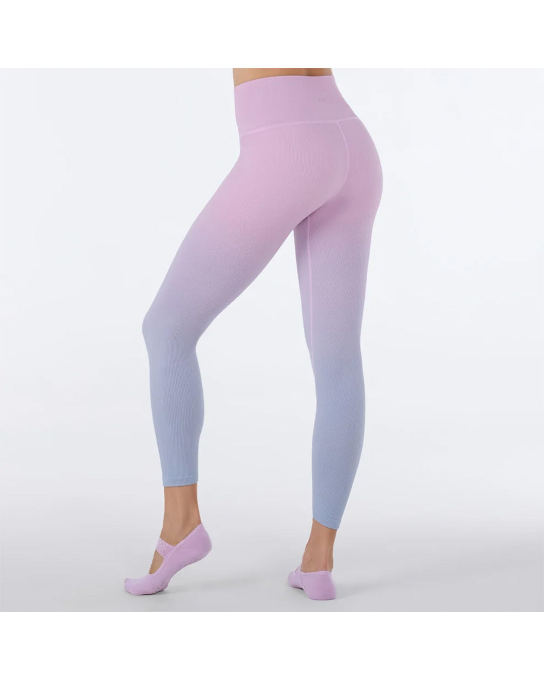 TAVI Seamless 7/8 Rib Legging - Prism Ombre